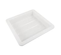 Healvian Reusable Plastic Cement Floor Mold for Municipal Sidewalks and Public Pavement Projects, Non-Slip Rectangular Paving Stone Mold with Crisp Tactile Patterns for Enhanced Safety