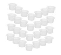 Healvian Reusable Plastic Stopper Plug and Glass Bottle End Cap 18mm 28 Teeth Silicone Inner Seal for Perfume Bottles Flower Pots 200pcs Set