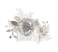 Healvian Rhinestone Bridal Hair Comb Clip Elegant Hair Accessory for Weddings Versatile Side Comb for Women Sturdy Design for Formal Events and Wedding Hairstyles