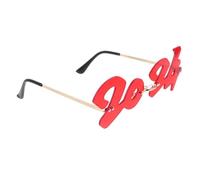 Healvian Rimless Year Glasses Lightweight Party Sunglasses for Adults Durable Fun Festival Prop for Women Men