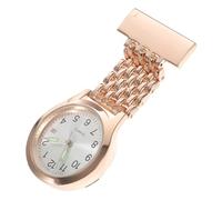 Healvian Rose Gold Digital Display Nurse Watch Hanging Electronic Alarm Clock Watch Led Night Light for Medical Staff Nursing and Healthcare