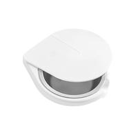 Healvian Rotating Ashtray Stainless Steel Hidden Windproof under Desk Ashtray for Home Office Smokers Self Adhesive for Indoor Outdoor Use