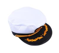 Healvian Sailor Hat Captain Hat for Adult Costume Stage Props Sailor Cosplay Costume Accessories for Party for Adults