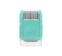 Healvian Security Seal Roller Stamp Privacy Protection Handheld Identity Guard Seal Personal Information Anti-Disclosure Stamp with Green Small Size for Office and Mailing Use