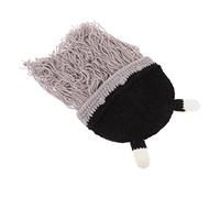 Healvian Short Beard Viking Hat Flexible Cosplay Headwear with Horns for Halloween Holiday Parties Comfortable Woolen Yarn Material Unique Costume Accessory for Carnival Masquerade