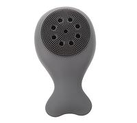 Healvian Silicone Bath Body Brush Gray Whale-Shaped, Back Rub Massage Bath Brush for Children, Soft Cleaning Scrubber for Shower and Bathing Accessories
