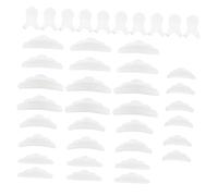 Healvian Silicone Eyelash Extension Pads for Lash Lift and Perming Transparent Y-Shaped Gaskets with Micro Brushes Eyelash Ironing Gaskets for Various Eye Shapes and Skin-Safe Beauty Tool