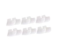 Healvian Silicone Heel Protective Sleeve Breathable Moisturizing Heel Socks 6 Pairs White for Anti-Cracking Care Suitable for Men and Women Foot Comfort Ankle Cover
