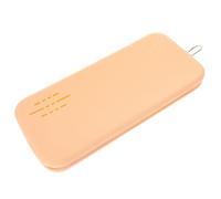 Healvian Silicone Makeup Pouch with Zipper Design Portable Travel Cosmetic Bag and Brush Holder, Easy to Open or Close, Stylish Khaki Case for New Year Festival for Women