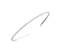 Healvian Silver Crystal Headband with Jewelled Stones for Party and Performance, Thin Fine Band Decorative Hair Accessory with Firm Hold for Women