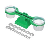 Healvian Simple Portable Plastic Balance Scale 200g/1g Weighing Balance Weights for Classroom Scientific Experiments Primary School Laboratory Use