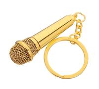 Healvian Simulation Microphone Keychain for Music Lovers Mic Charm for Bags Keys Music Party Favors