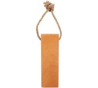 Healvian Solid Beech Wood Door Stop Wedge Natural Hemp Rope, Triangle-Shaped Security Door Stop for Floor Protection and Safety in Home or Office Use