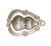 Healvian Solid Brass Gourd Keychain Pendant DIY Metal Key Chain Accessory for Handmade Craft, Small Size Decorative Charm Suitable for Novelty Key Holder