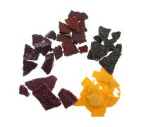 Healvian Soy Wax Candle Dye Chips 50g Set - Plant-Based Coloring Pigments for DIY Scented Candle Making, Includes Purple, Red, Green, Yellow, Pink for Home Crafting and Festive Decorations