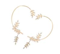Healvian Sparkly Rhinestone Ear Bone Clip Earrings Non Piercing Cuff Jewelry Design Alloy for Women and Gift