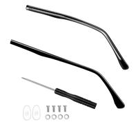 Healvian Spectacle Arms Replacement Metal Arm Legs Sturdy Replacement Eyeglasses Frame Temple Universal for Eyeglasses and Sunglasses