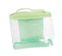 Healvian Splash Cosmetic Bag for Travel Makeup Bag Handle Organiser Zippers Toiletries Pouch for Friends Family Colleagues