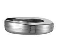 Healvian Stainless Steel Bedpan for Elderly Patients Portable Bed Pan Without Lid Sturdy Metal Urinal Suitable for Bedridden Nursing and Home Care
