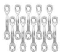 Healvian Stainless Steel Kayak Handles Lightweight and Stable Deck Hardware Accessories 10pcs in Silver Colour for Easy Carrying and Fixing for Sailing Boats and Cruise Ships