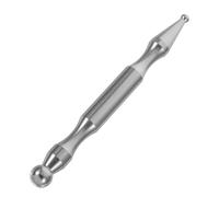 Healvian Stainless Steel Manual Acupuncture Stick Fascia Massage Tool Deep Tissue Massager for Body and Face Silver Trigger Point Muscle Scraper for Scar Tissue and Foot Pressure Point Therapy