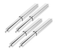 Healvian Stainless Steel Paper Roller Rod 4pcs Adjustable Spindle Replacement for Toilet Paper Spring Holder in Home and Hotel Use