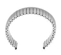 Healvian Stainless Steel Watch Replacement Strap for Men and Women with Flexible Comfort and Curved Engineer Style Metal Band Suitable for Professional Settings and Office Use