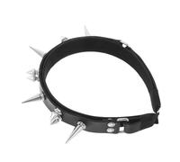 Healvian Steampunk Gothic Spiked Headband for Women Black Rivet Headband Metal Studs for Halloween Costume Parties Punk Rock Festival Gothic Tiaras