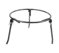 Healvian Steel Tripod Cooking Stand with Three Legs for Campfire Woks | Black Finish, Triangular Frame, Portable Support for Frying Pans, Griddles, Backyards and Survival Camping