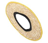 Healvian Straw Hard Hat Sunshade Visor for Workers, Simple Design Removable Cap Cover with Sun Protection, Beige Construction Hat Accessory Suitable for Outdoor Work Random Color
