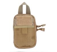 Healvian Tactical Medical Accessory Bag for Emergency Kits Portable Molle Pouch for Travel Camping Outdoor Use Durable Storage for Medical Supplies Personal Items Earthy Color