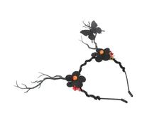 Healvian Tree Branches Antler Shaped Headdress Headband for Halloween Cosplay Fairy Witch Goddess Costume Accessory Unique Tree Branches Hair Hoop for Women and Girls