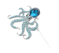 Healvian Unique Octopus Brooch Pin Dazzling Shiny Jewelry for Women Fashion Accessory for All Occasions