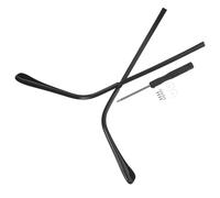 Healvian Universal Black Metal Eyeglasses Arms Legs 1 Pair Replacement Temple Arms for Glasses Repair and Eyewear Use
