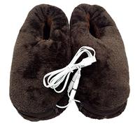 Healvian USB Heated Winter Shoes Foot Warmer Comfortable Electric Heat Shoes with USB Power for Men and Women for Cold Feet at Home Office Study and Outdoor Winter Use