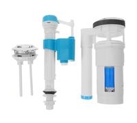 Healvian Valve Water for Conversion Flush Dual and Old-Style System Toilet Repair Kit Abs Saving Double Fill Tank Parts