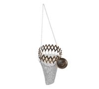 Healvian Vintage British Coin Purse Small Metal Wallet with Iron Mesh Design for Women Handmade Silver Portable Change Holder Durable Stitching Collectible and Gift