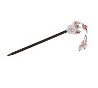 Healvian Vintage Chinese Style Hair Stick for Women Elegant Wooden Hair Chopsticks with Delicate Ornaments for Casual Party and Cosplay