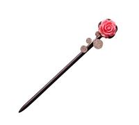 Healvian Vintage Chinese Style Wooden Hairpin for Women Elegant Decorative Hair Chopstick with Retro Design Classic Traditional Hair Stick Accessory for Stylish Updos