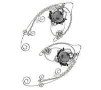 Healvian Vintage Elf Ear Stylish Non Pierced Earrings for Women Teen Lightweight Petal Design for Birthdays Any Occasion