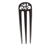 Healvian Vintage Prong Wooden Hair Fork Hair Stick for Women Classic Hollowed Sandalwood Hairpins Accessories for Stylish Decor and Elegant Updos
