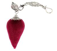 Healvian Vintage Red Chili Pepper Pin Cushion Pendant, Artistic Sewing Accessory and Practical Craft Storage, Decorative Sewing Pins Holder for Embroidery and DIY Handcrafts