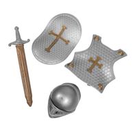 Healvian Vintage Roman Armor for Boys Shield and Helmet Lightweight Retro Cosplay Armour with Sword Safe Play Costume Accessories for Imaginative Role Play