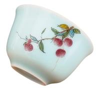 Healvian Vintage Tea Cup Coffee Cup 70ml Ceramic Heat-Resistant Drinking Mug with Unique Design Traditional Oriental Charm for Home Kitchen