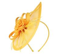 Healvian Vintage Tea Party Fascinator Hat with Mesh Veil and Faux Plume Elegant Headband and Clip for Women for Weddings Cocktails and Special Occasions