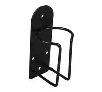 Healvian Wall Mounted Hair Clipper Shelf Rack Stainless Steel Trimmer Organizer 5cm Diameter Hair Tool Holder for Barbershop and Bathroom Black