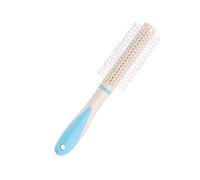 Healvian Wheat Straw Curly Hair Comb Candy Colored Roller Brush Lightweight for Easy Styling and Firm Grip Suitable for Curly Hair Care and Styling