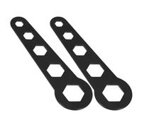 Healvian Wheelchair Brake Calibration Tool Suitable for Wheelchair Hand Brake Assemblies 2pcs with Mini Short Handle, Iron Material, Stable Holding and Anti-Slip Outer Surface in Home
