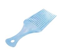 Healvian Wide Tooth Plastic Hair Pick Comb for Curly Hair Durable Detangling Tool for Men Effortless Styling for Slicked Back Hairstyles for Home and Salon Use