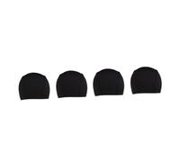 Healvian Wig Caps Prevents Breakage Made of Spandex and Polyester 4 Pcs Black with Elastic Stretch Dome Design and Easy to Carry with Professional for Hip Hop Activities and Wig Making